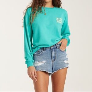 Billabong Wave Washed Sweatshirt - Aruba